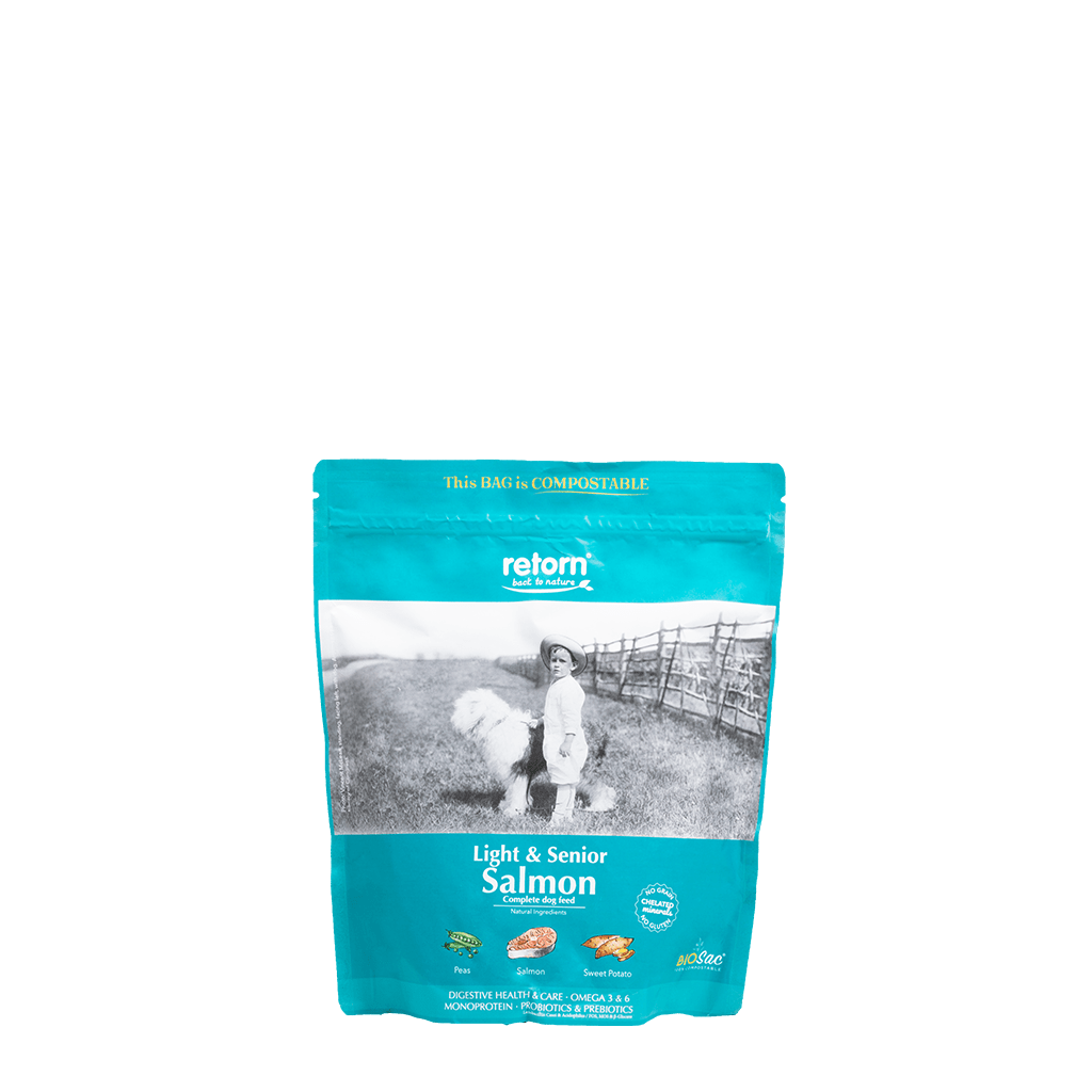 Pienso Natural de Salmón para Perros Light & Senior