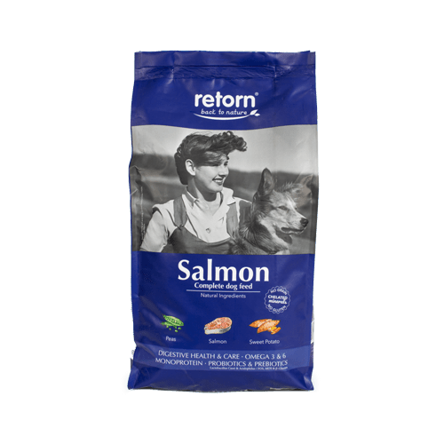 Pienso Natural para Perros de Salmón