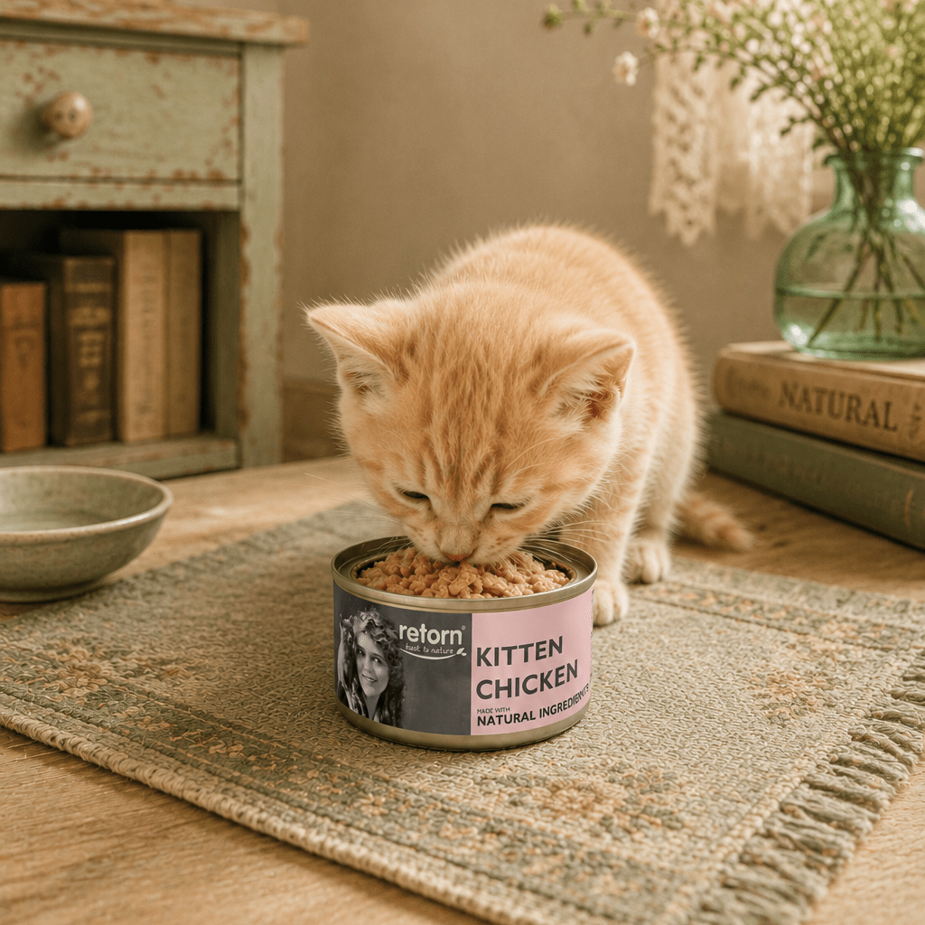 Comida Húmeda para Gatitos de Pollo