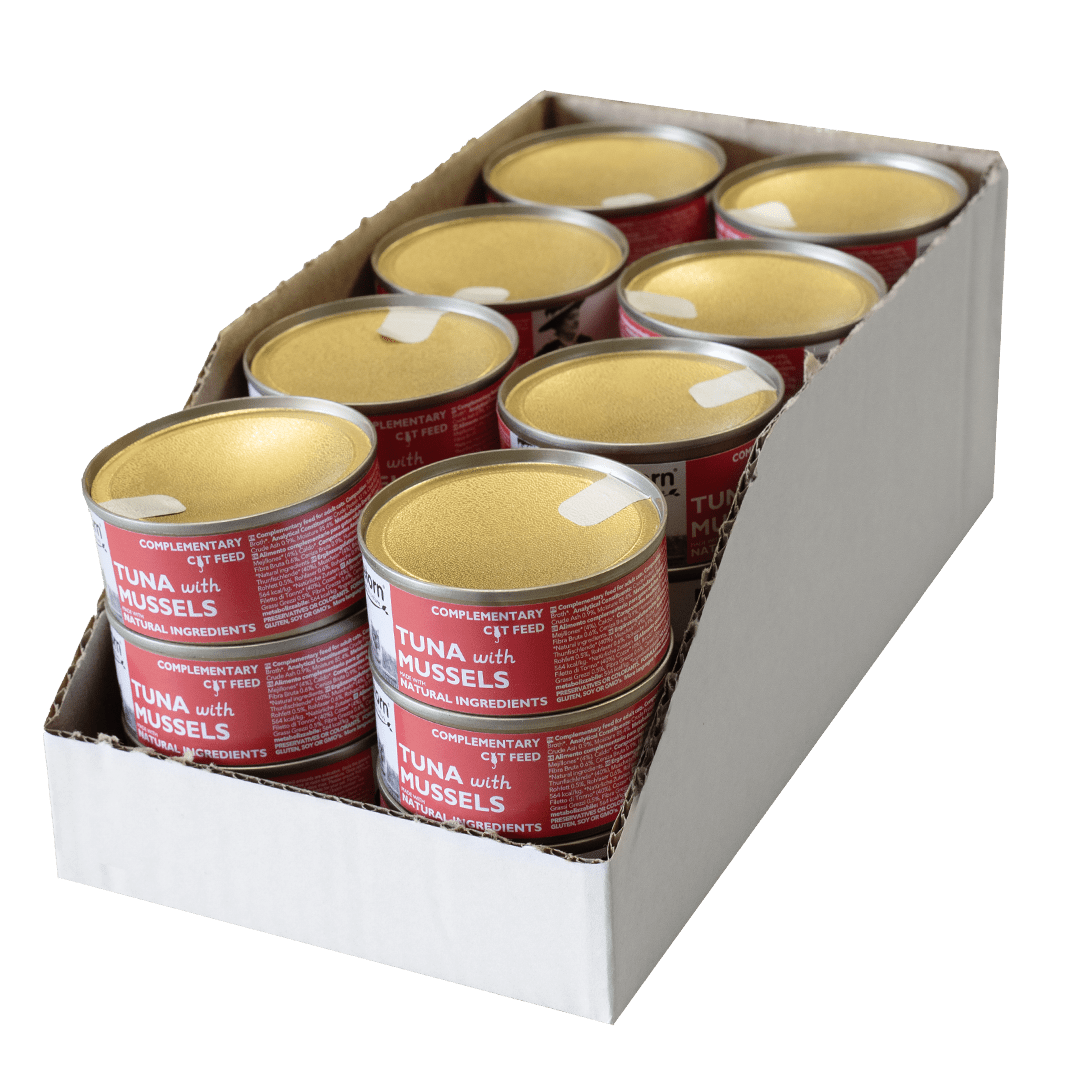 Wet Cat Food with Tuna and Mussels