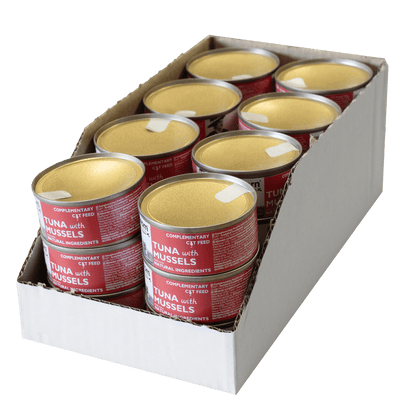 Wet Cat Food with Tuna and Mussels