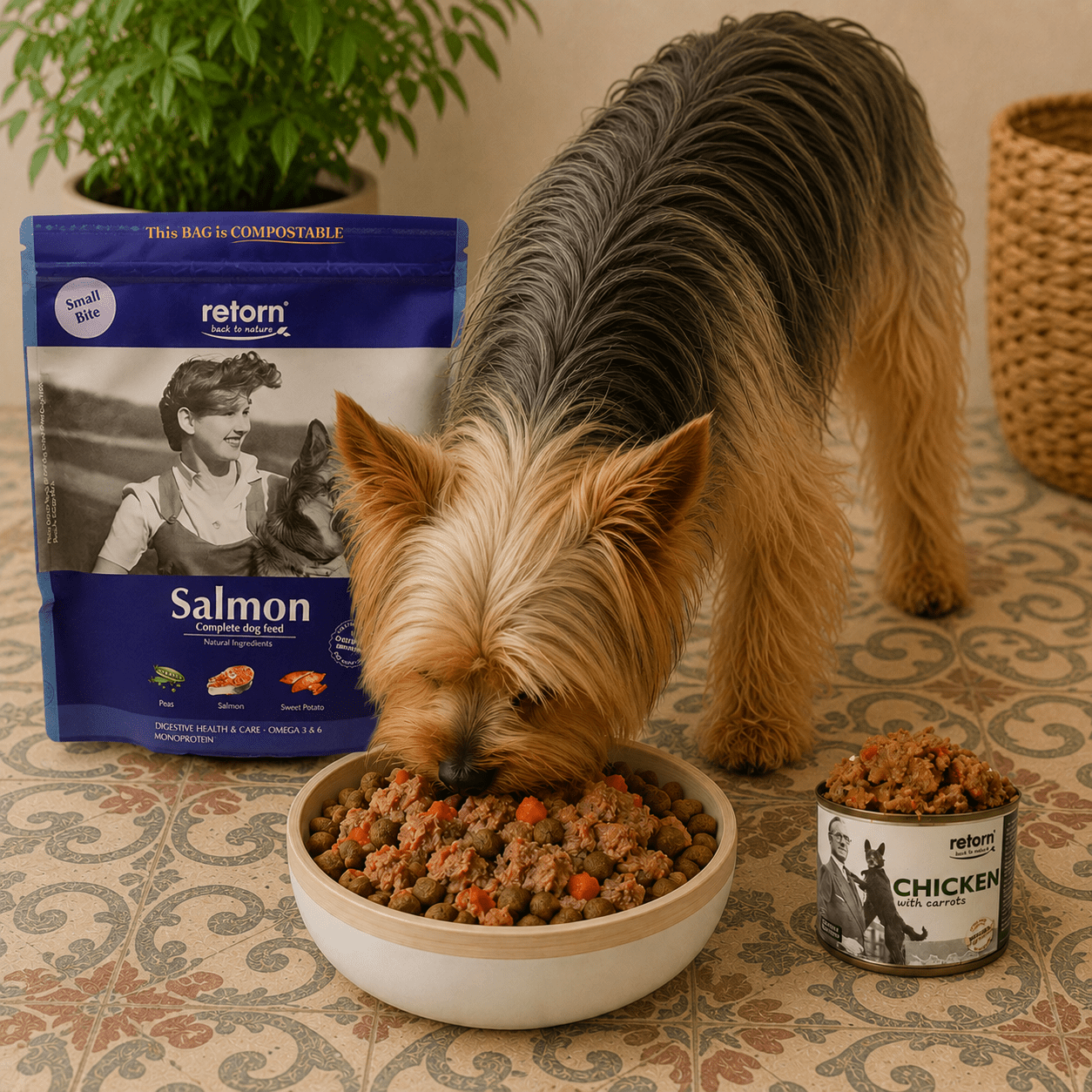 Pack Descubrimiento Mix Bowl Salmón para Perros Pequeños con Pienso GRATIS