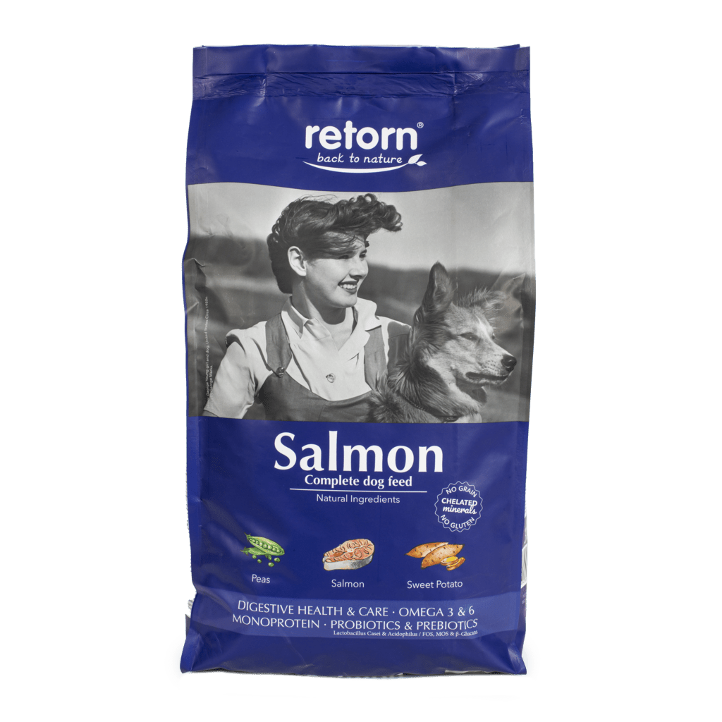 Pienso Natural para Perros de Salmón
