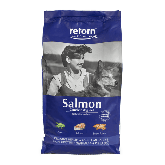 Pienso Natural para Perros de Salmón