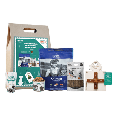 Pack Navideño para Perros de Salmón Croqueta Regular