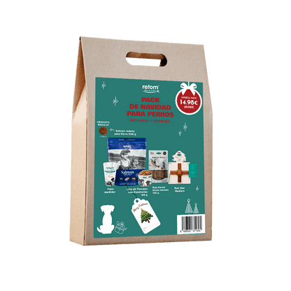 Pack Retorn Navideño de Salmón para perros medianos y grandes
