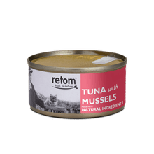 Comida Húmeda para Gatos de Atún con Mejillones