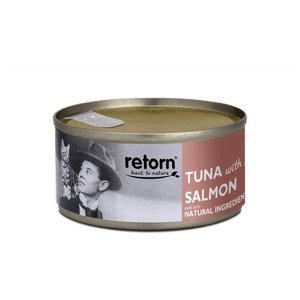 Comida Húmeda para Gatos de Atún con Salmón