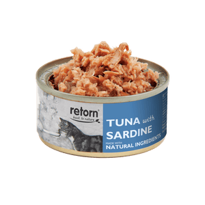 Comida Húmeda para Gatos de Atún con Sardina