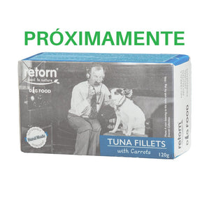 Comida Húmeda de Filetes de Atún natural con Zanahorias para Perros