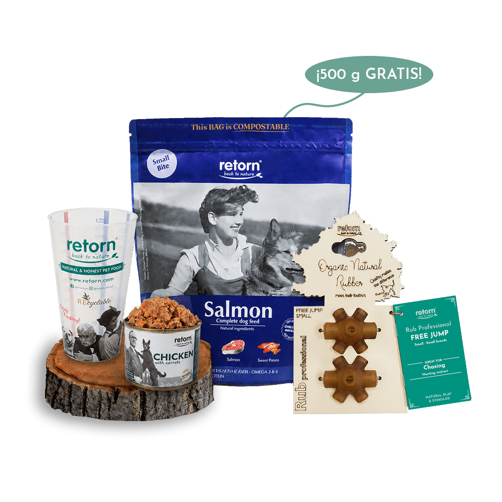 Pack Descubrimiento Mix Bowl Salmón para Perros Pequeños con Pienso GRATIS