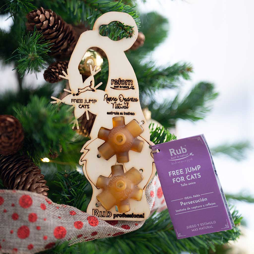Rub Free Jump Especial Navidad para Gatos