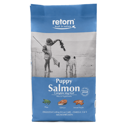 Pienso Natural para Cachorros de Salmón