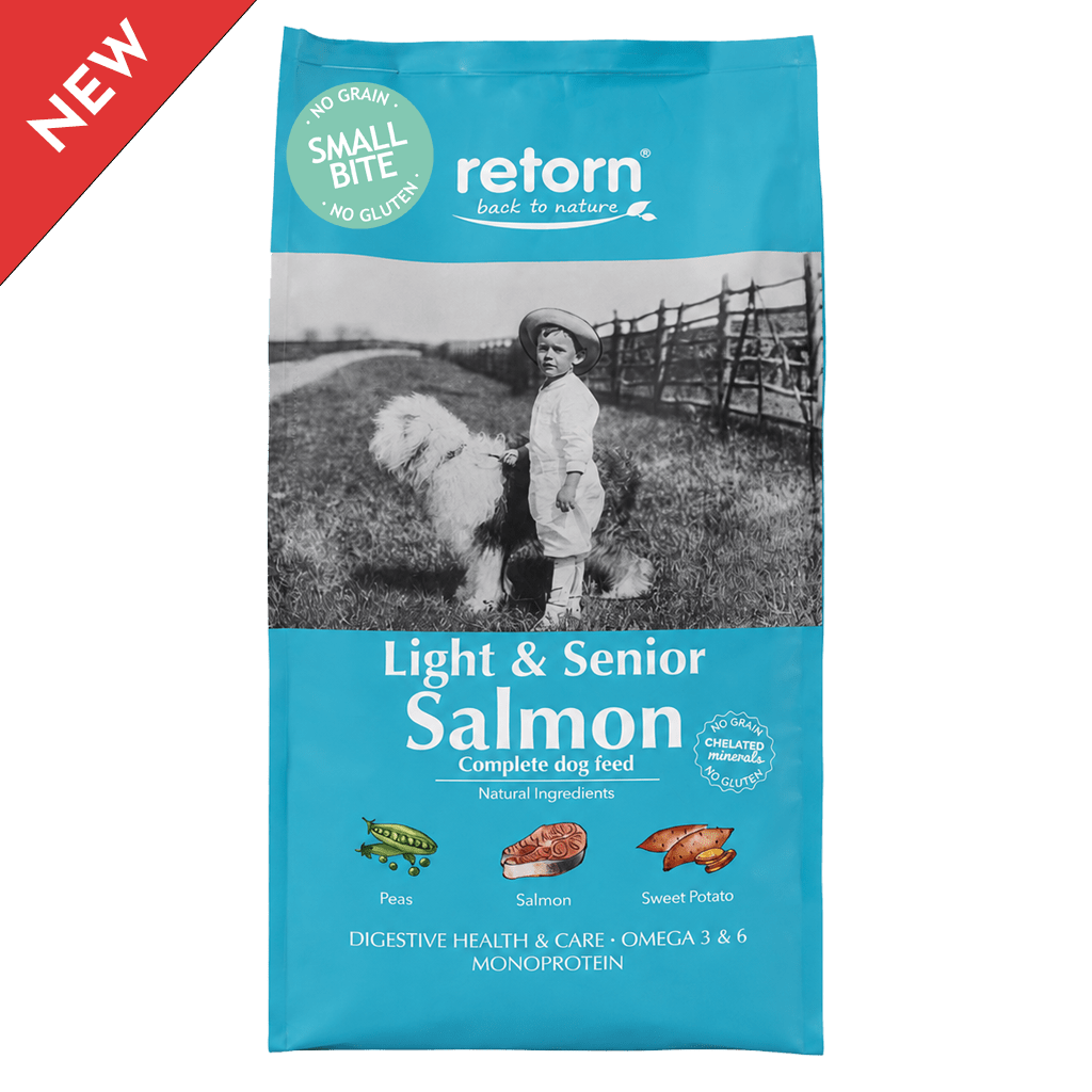 Pienso Natural de Salmón para Perros Light & Senior