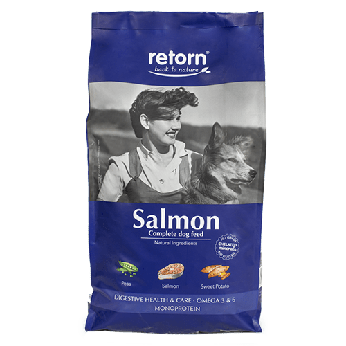 Pienso Natural para Perros de Salmón