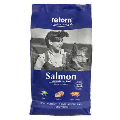 Pienso Natural para Perros de Salmón