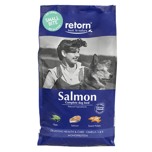 Pienso Natural para Perros de Salmón