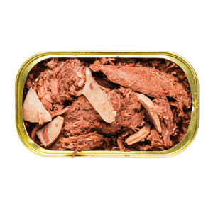 Natural tuna fillets with squid