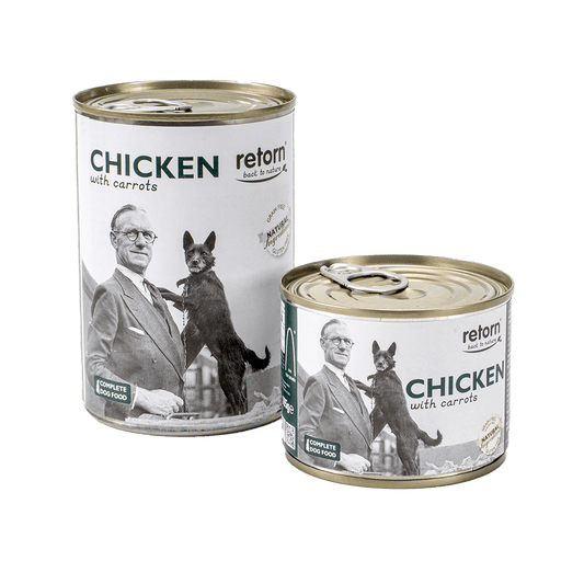 Comida Húmeda para Perros de Pollo con Zanahorias