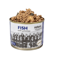 Comida Húmeda para Perros de Pescado con Patatas