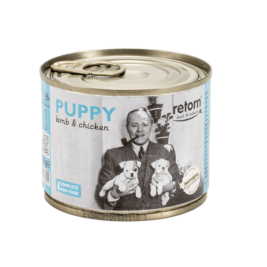 Comida Húmeda para Cachorros de Cordero y Pollo