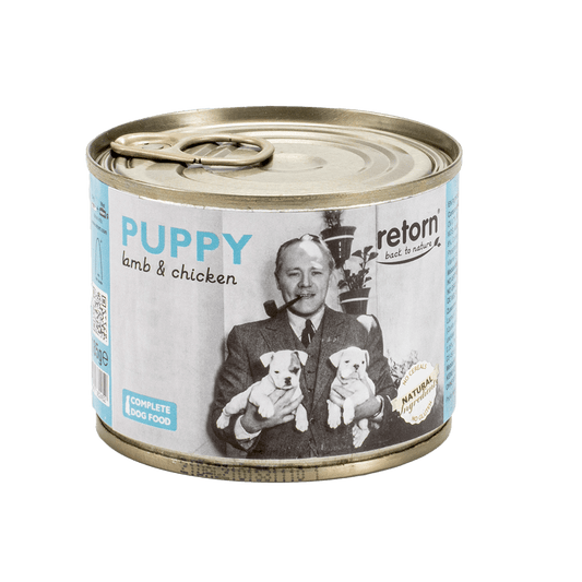 Comida Húmeda para Cachorros de Cordero y Pollo