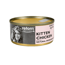Nourriture humide pour chatons de poulet