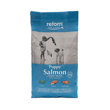 Pienso Natural para Cachorros de Salmón